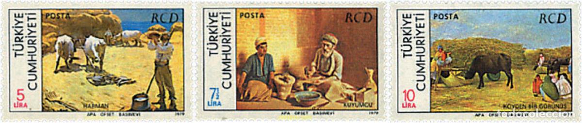Sellos: 172996 MNH TURQUIA 1979 15 ANIVERSARIO DE LA COOPERACION REGIONAL POR EL DESARROLLO DE TURQUIA IRAN