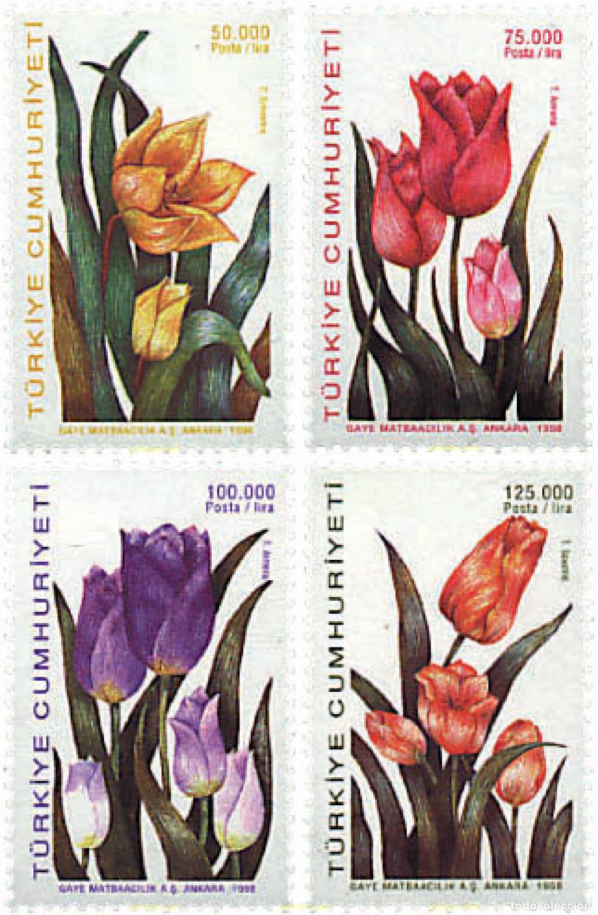 Sellos: 96623 MNH TURQUIA 1998 TULIPANES