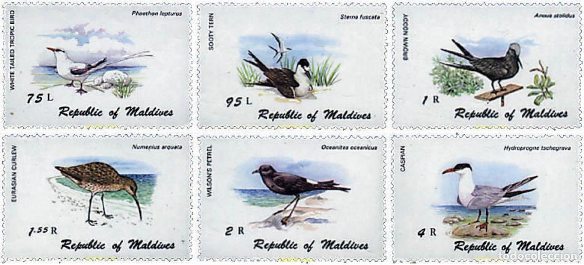 Sellos: 36711 MNH MALDIVAS 1980 AVES MARINAS