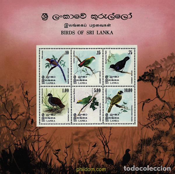 Sellos: 32096 MNH SRI LANKA 1979 AVES
