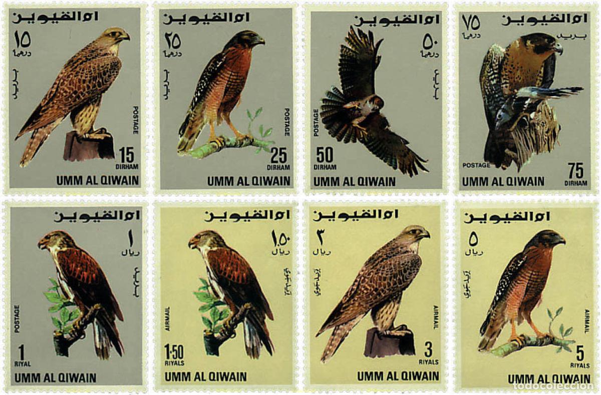 Sellos: 32245 MNH UMM AL QIWAIN 1968 HALCONES