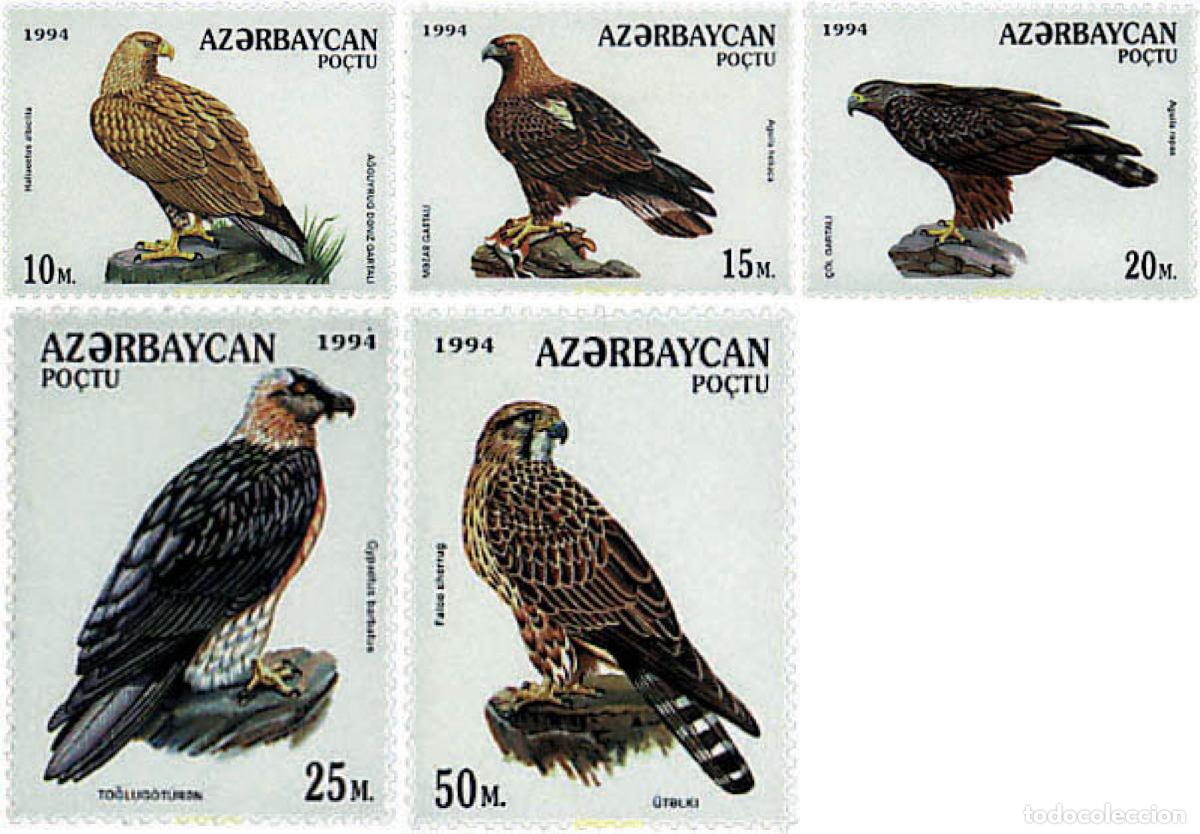 Sellos: 83839 MNH AZERBAIYAN 1994 AVES DE PRESA