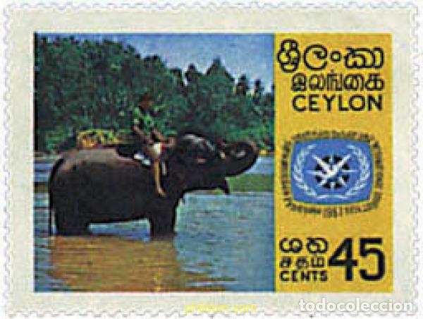 Stamps: 29779 MNH CEILAN 1967 A&Ntilde;O INTERNACIONAL DEL TURISMO