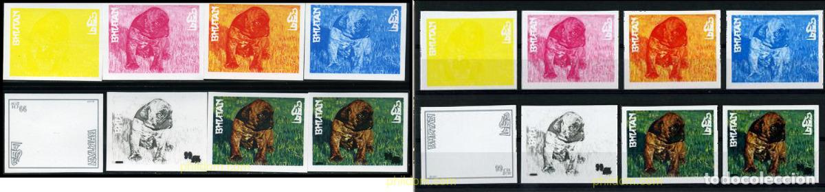 Sellos: 204077 MNH BHUTAN 1973 PERROS DE RAZA