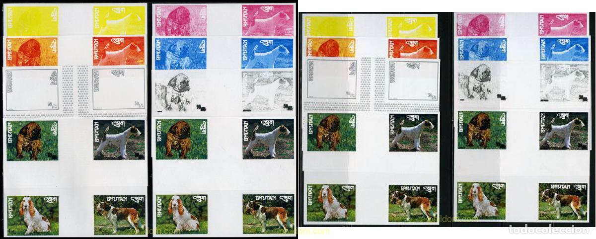 Sellos: 204105 MNH BHUTAN 1973 PERROS DE RAZA