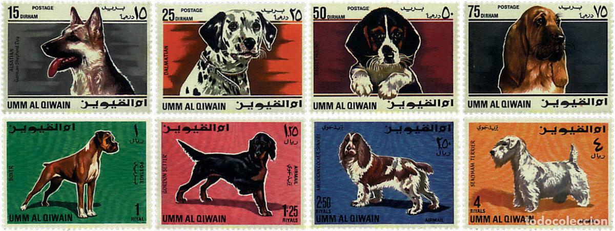 Sellos: 47616 MNH UMM AL QIWAIN 1967 PERROS DE RAZA