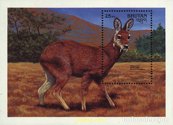 Sellos: 293098 MNH BHUTAN 1990 PROTECCION DE LA FAUNA