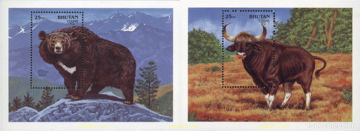 Sellos: 293107 MNH BHUTAN 1990 PROTECCION DE LA FAUNA