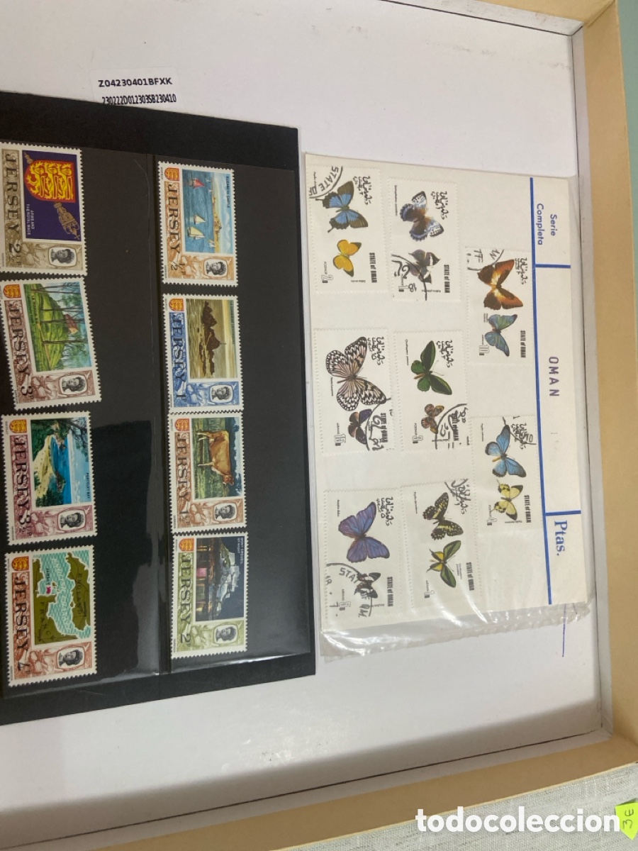 Sellos: Sellos postales de Om&aacute;n y de jersey - Foto 1
