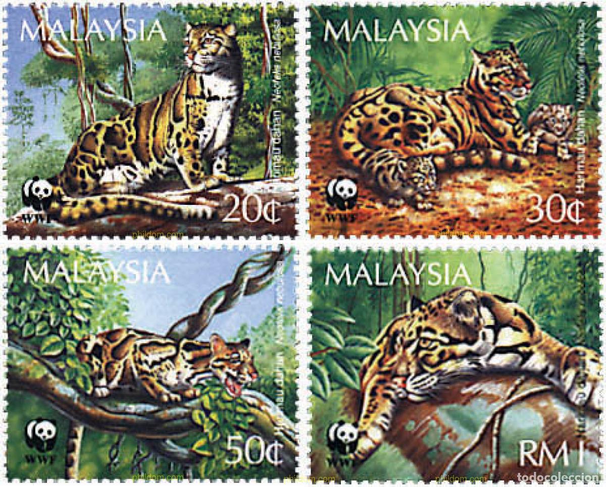 Sellos: 74967 MNH MALASIA 1995 PANTERA NEBULOSA