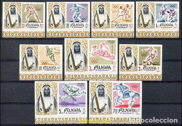 Sellos: 20433 MNH FUJEIRA 1964 18 JUEGOS OLIMPICOS VERANO TOKIO 1964