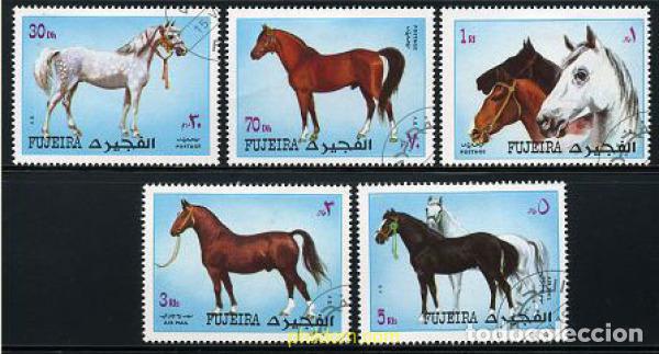 Sellos: 208863 USED FUJEIRA 1972 CABALLOS