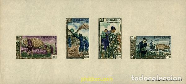 Sellos: 39680 MNH LAOS 1963 CAMPA&Ntilde;A MUNDIAL CONTRA EL HAMBRE