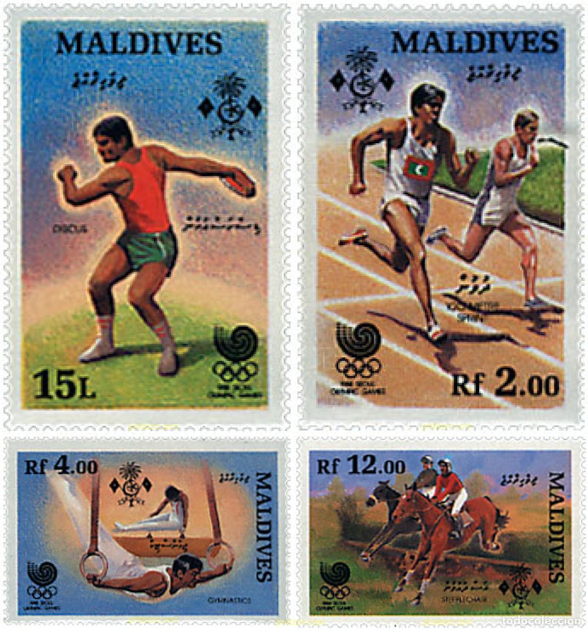 Sellos: 31620 MNH MALDIVAS 1988 24 JUEGOS OLIMPICOS VERANO SEUL 1988