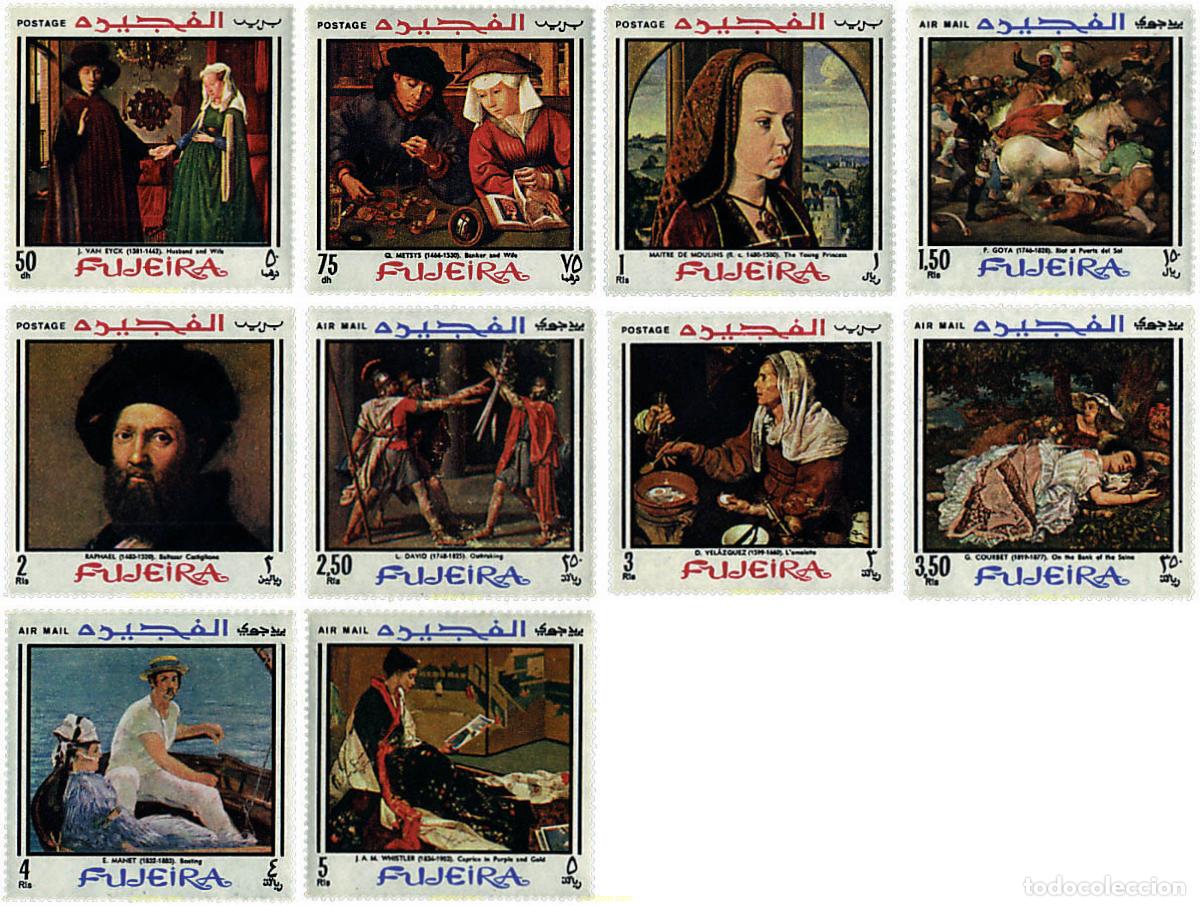Sellos: 65445 MNH FUJEIRA 1968 PINTURAS