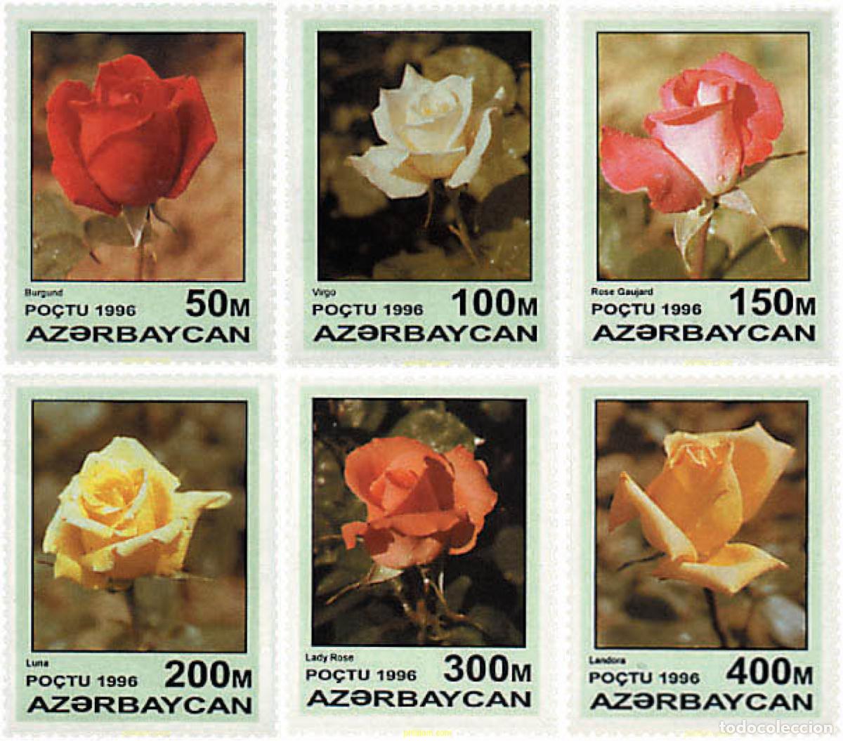 Sellos: 83876 MNH AZERBAIYAN 1996 ROSAS