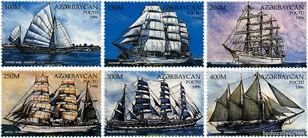 Sellos: 83881 MNH AZERBAIYAN 1996 VELEROS
