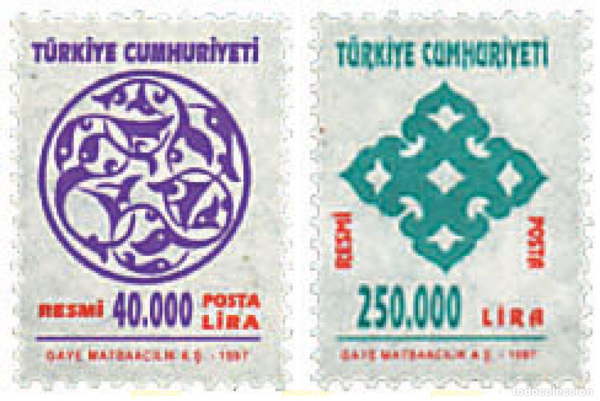 Sellos: 30904 MNH TURQUIA 1997 MOTIVOS VARIOS