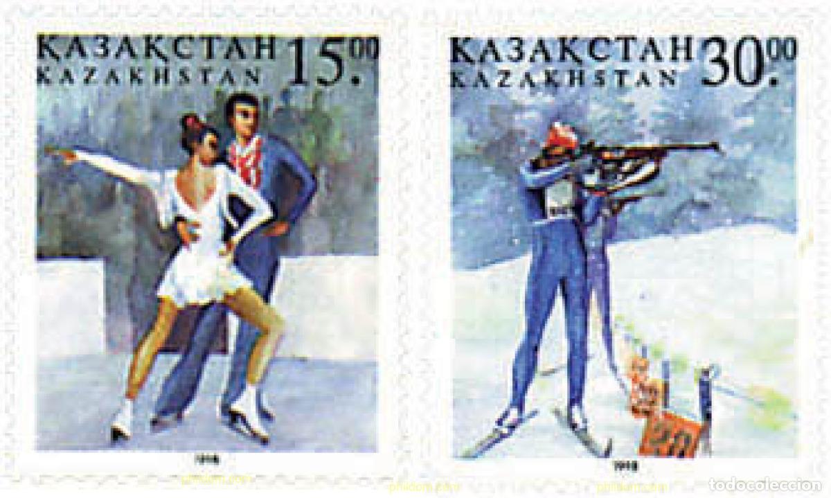 Sellos: 70987 MNH KAZAJSTAN 1998 18 JUEGOS OLIMPICOS DE INVIERNO NAGANO 1998