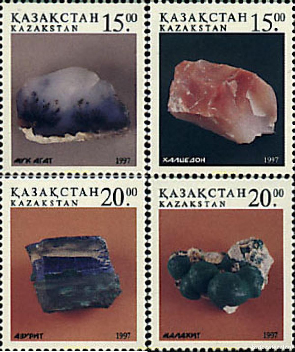 Sellos: 30939 MNH KAZAJSTAN 1997 MINERALES