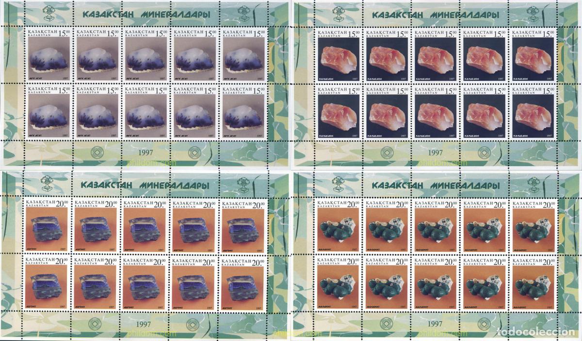 Sellos: 336727 MNH KAZAJSTAN 1997 MINERALES