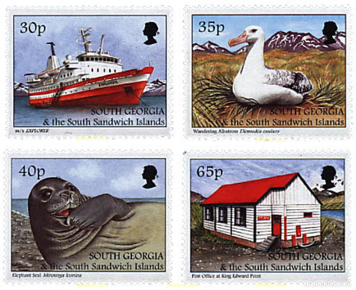 Sellos: 89724 MNH GEORGIA SUR Y SANDWICH SUR 1998 TURISMO