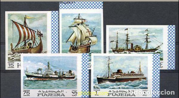 Sellos: 18239 MNH FUJEIRA 1968 BARCOS VELEROS