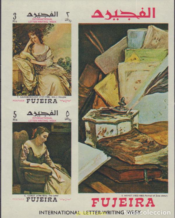 Sellos: 18243 MNH FUJEIRA 1968 PERSONAJES DE LEYENDA