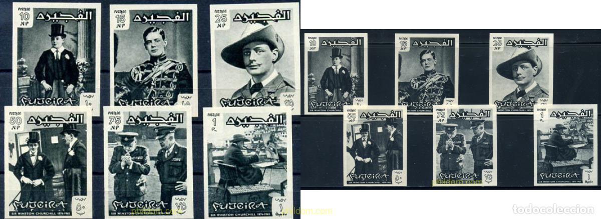 Sellos: 214445 MNH FUJEIRA 1966 WISTON CHURCHILL