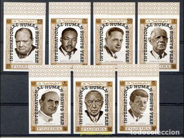 Sellos: 18253 MNH FUJEIRA 1969 A&Ntilde;O INTERNACIONAL DE LOS DERECHOS HUMANOS