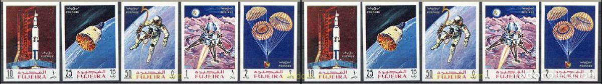 Sellos: 223827 MNH FUJEIRA 1969 ASTROFILATELIA