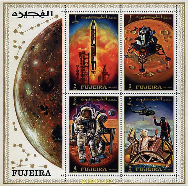 Sellos: 65468 MNH FUJEIRA 1970 APOLLO 13