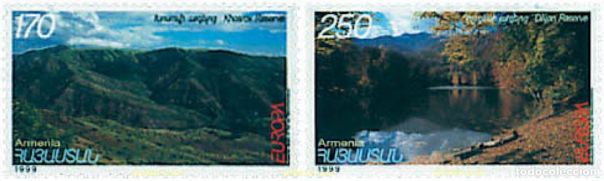 Sellos: 97101 MNH ARMENIA 1999 EUROPA CEPT. RESERVAS Y PARQUES NATURALES