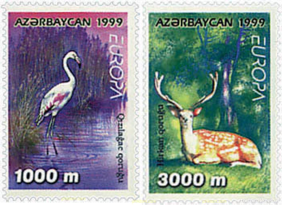 Sellos: 63164 MNH AZERBAIYAN 1999 EUROPA CEPT. RESERVAS Y PARQUES NATURALES