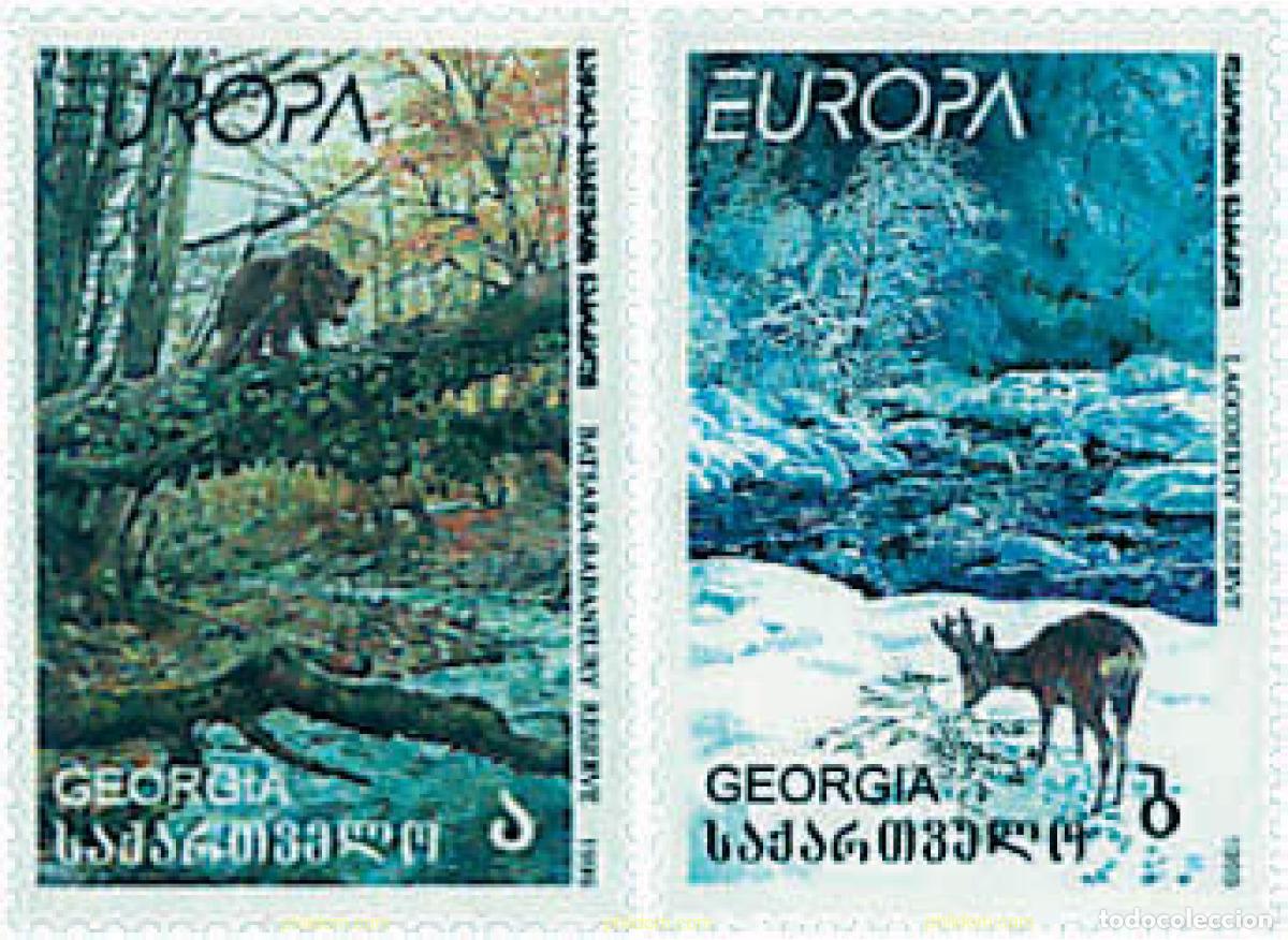 Sellos: 77152 MNH GEORGIA 1999 EUROPA CEPT. RESERVAS Y PARQUES NATURALES