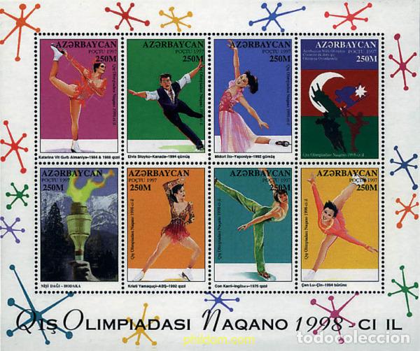 Sellos: 253333 MNH AZERBAIYAN 1998 18 JUEGOS OLIMPICOS DE INVIERNO NAGANO 1998