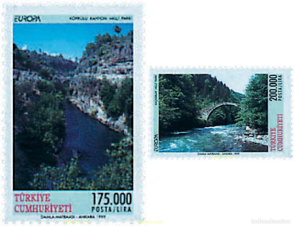 Sellos: 63190 MNH TURQUIA 1999 EUROPA CEPT. RESERVAS Y PARQUES NATURALES