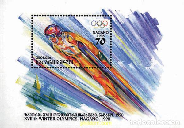 Sellos: 70498 MNH GEORGIA 1998 18 JUEGOS OLIMPICOS DE INVIERNO NAGANO 1998