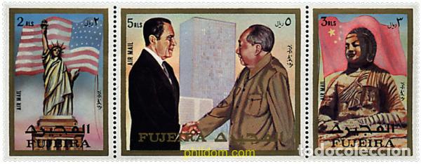 Sellos: 572766 MNH FUJEIRA 1972 PERSONAJES DE LEYENDA