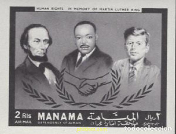 Sellos: 634575 MNH MANAMA 1968 DERECHOS HUMANOS
