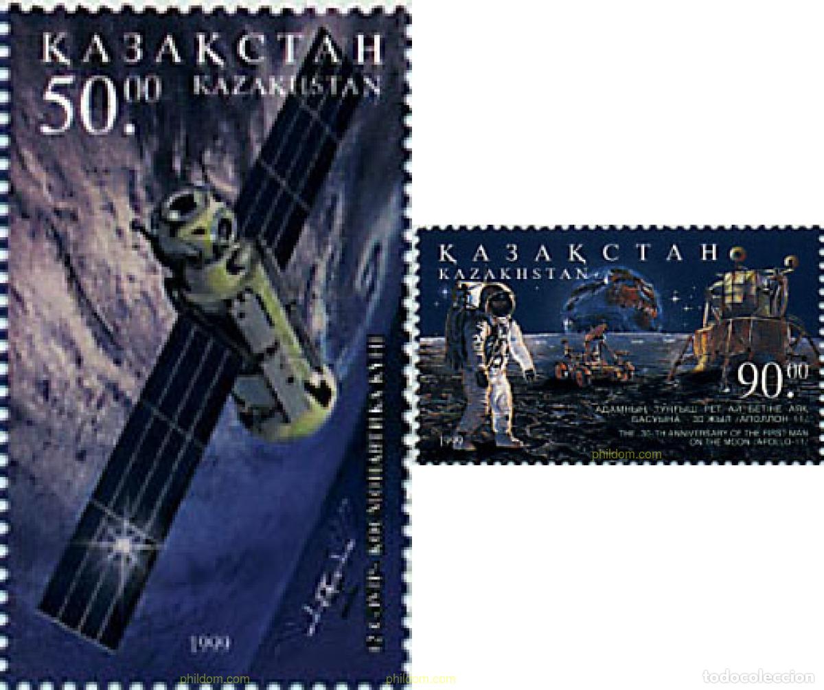 Sellos: 77162 MNH KAZAJSTAN 1999 DIA DEL ESPACIO