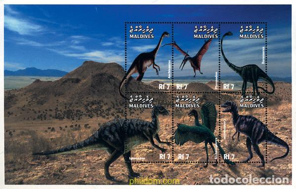 Sellos: 366854 MNH MALDIVAS 1999 FAUNA PREHISTORICA