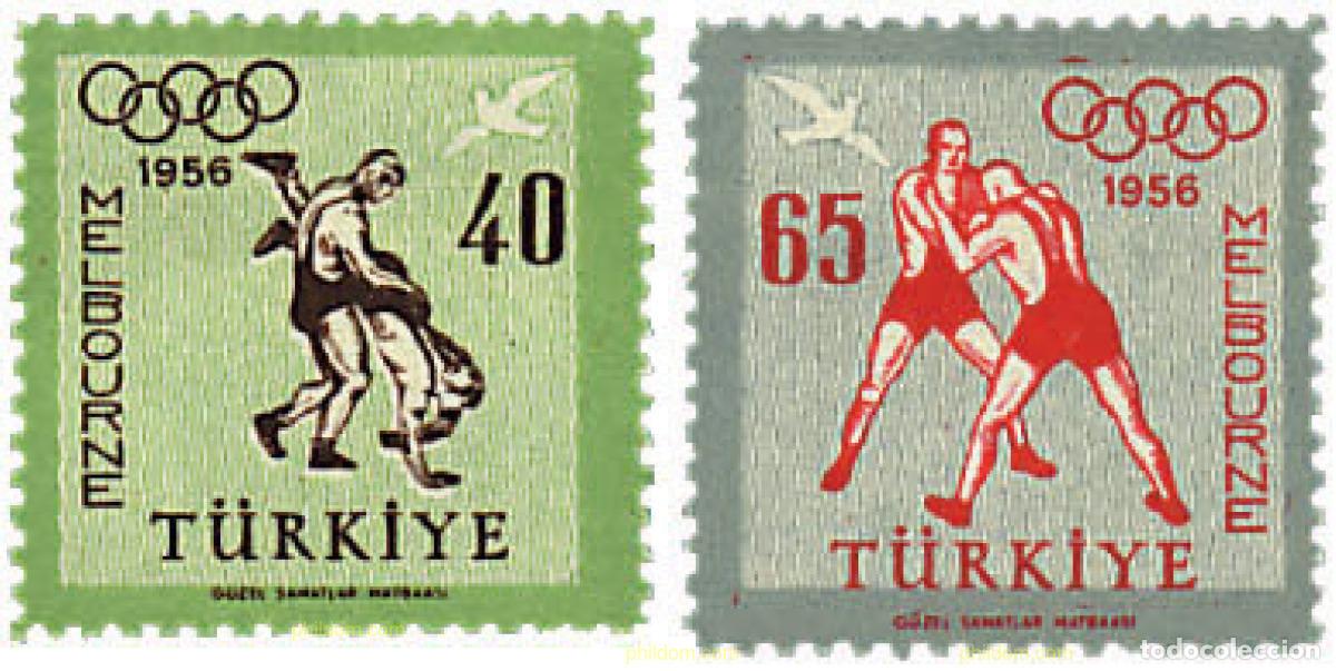 Sellos: 33103 MNH TURQUIA 1956 16 JUEGOS OLIMPICOS VERANO MELBOURNE 1956