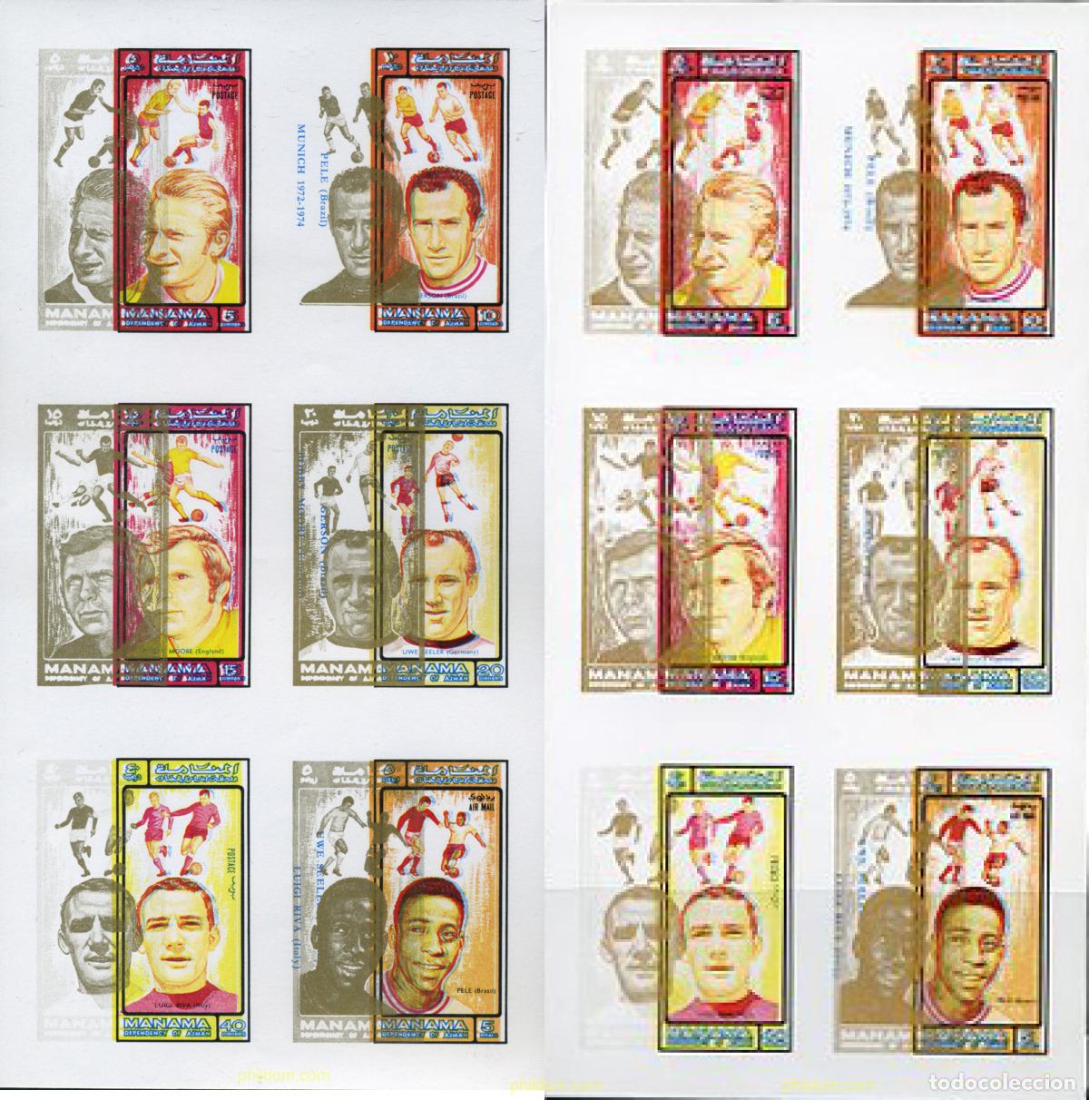 Sellos: 218786 MNH MANAMA 1972 FUTBOL