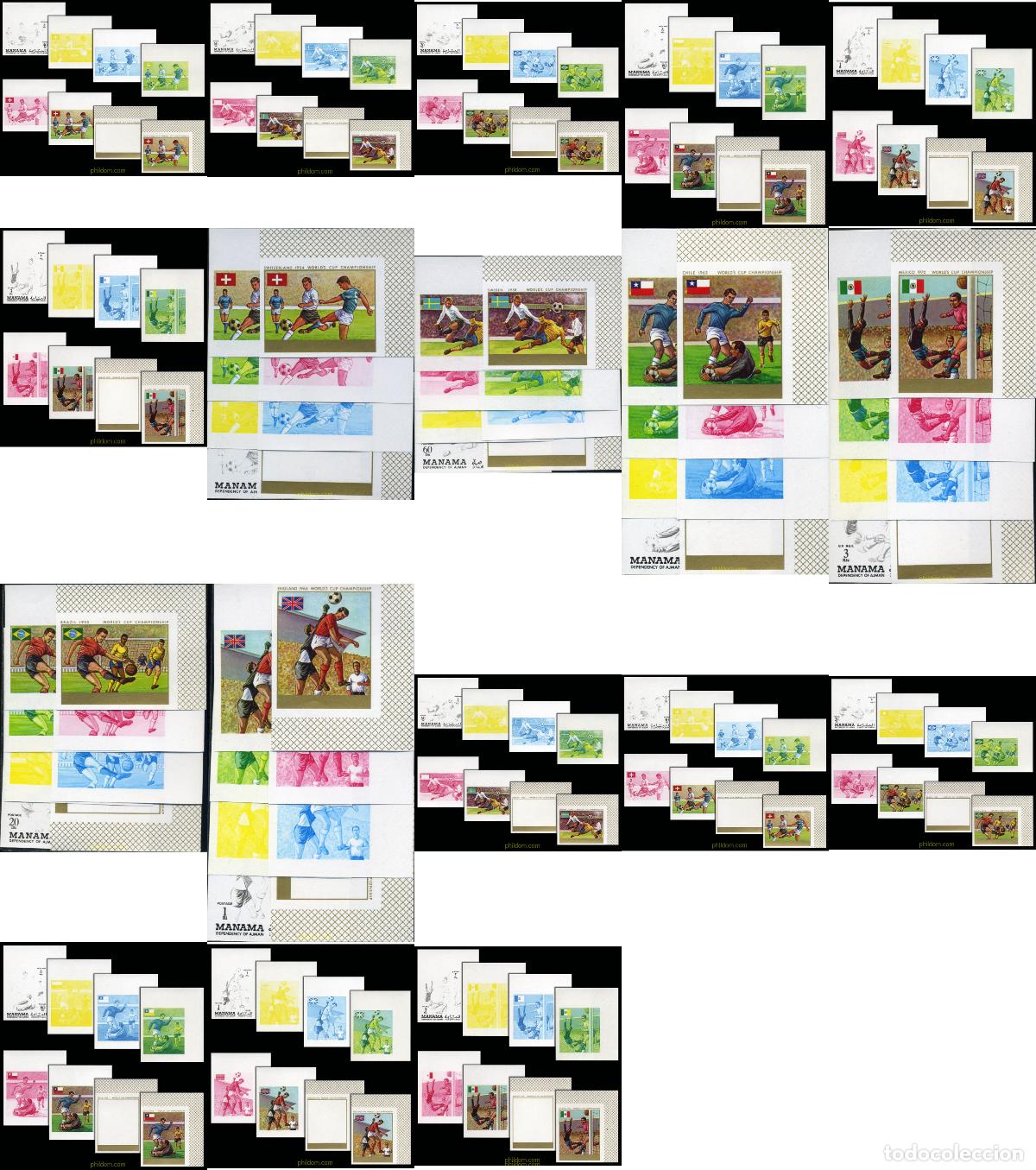 Sellos: 137223 MNH MANAMA 1970 COPA DEL MUNDO DE FUTBOL. MEXICO-70