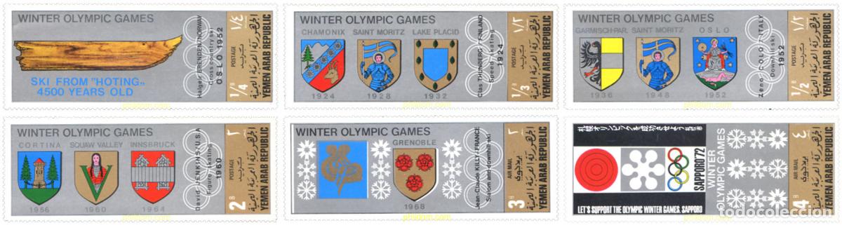 Sellos: 72529 MNH YEMEN. Rep&uacute;blica &aacute;rabe 1968 JUEGOS OLIMPICOS DE INVIERNO