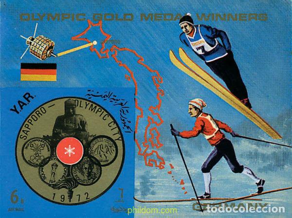 Sellos: 72804 MNH YEMEN. Rep&uacute;blica &aacute;rabe 1970 MEDALLISTAS ALEMANES DE LOS JUEGOS OLIMPICOS
