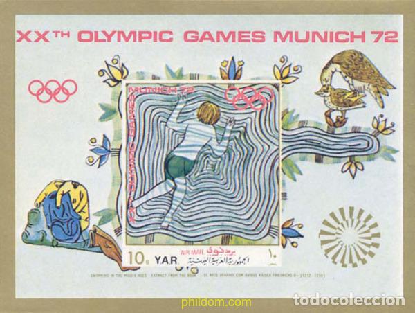 Sellos: 54130 MNH YEMEN. Rep&uacute;blica &aacute;rabe 1971 20 JUEGOS OLIMPICOS VERANO MUNICH 1972