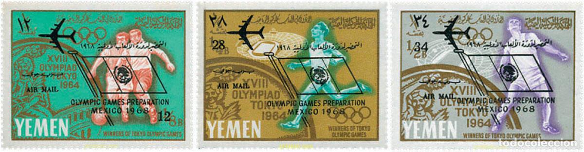 Sellos: 79713 MNH YEMEN. Reino 1966 19 JUEGOS OLIMPICOS VERANO MEXICO 1968