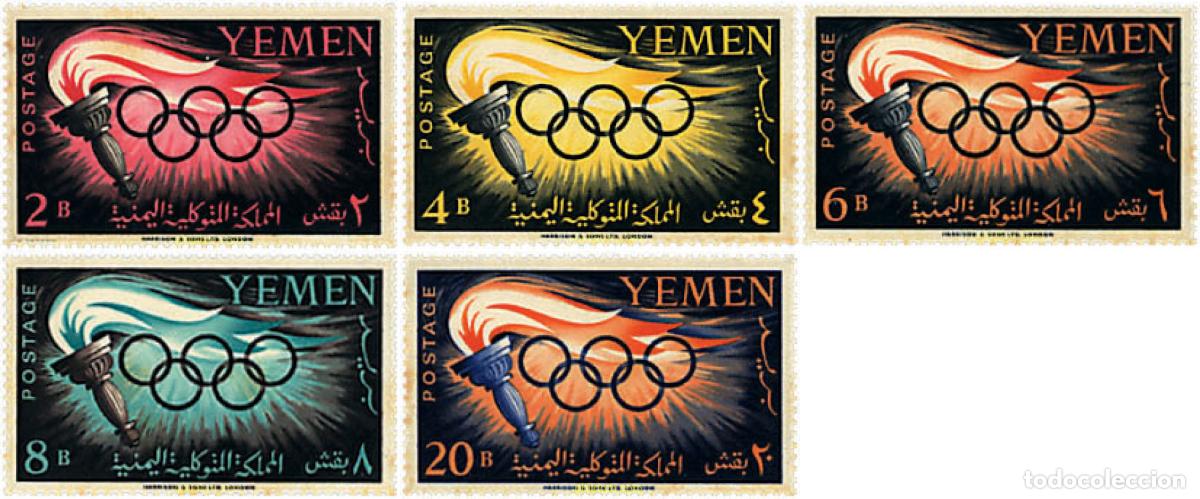 Briefmarken: 281129 HINGED YEMEN 1960 17 JUEGOS OLIMPICOS VERANO ROMA 1960